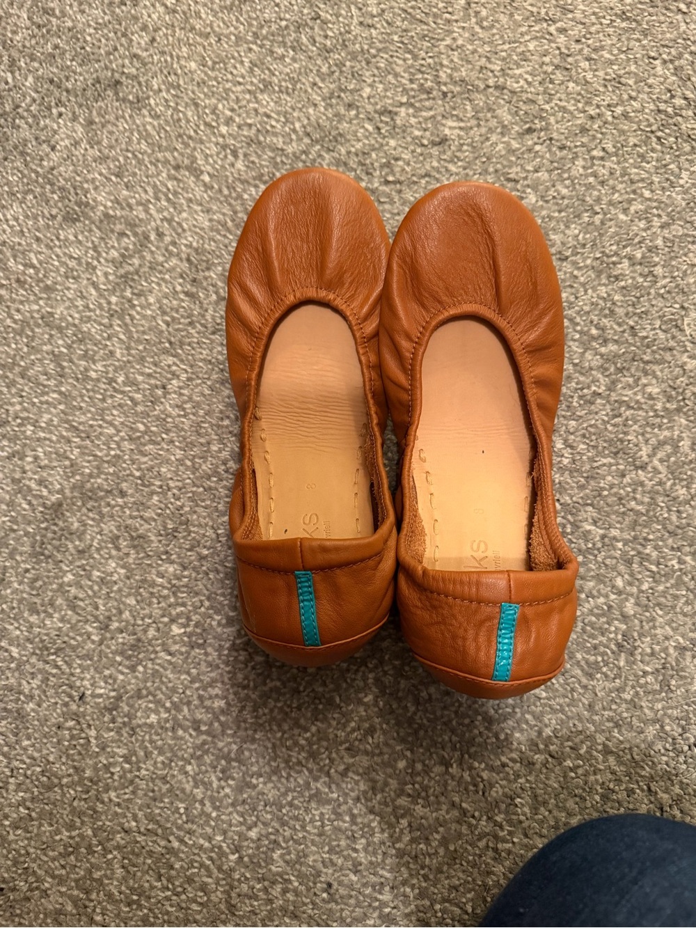 Tieks chestnut size 8